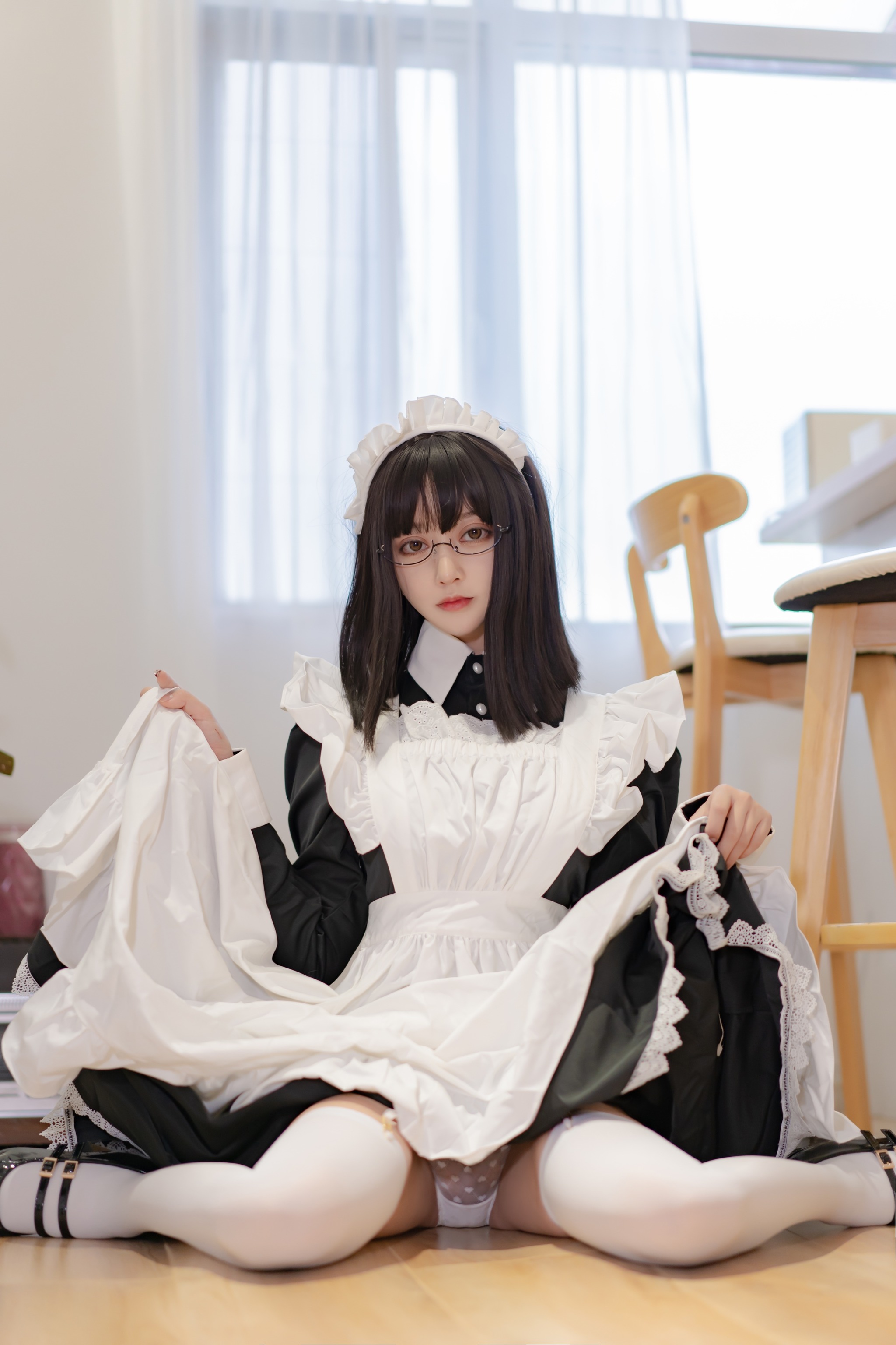 图片[1]-过期米线线喵 – NO.099 女仆长 [28P]-XikXak